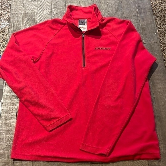 Spyder fleece red M - Picture 1 of 6